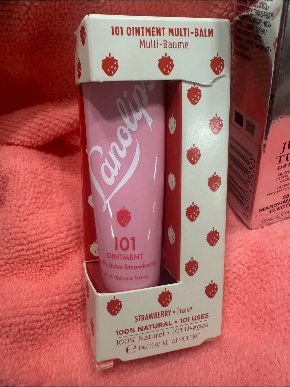 Lip bundle Lamcome, Lanolips, Sun Bum and Clarins lip oil